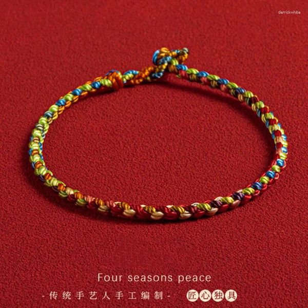 Bracelets de charme bracelet à cordes faits à la main pour les hommes femmes chanceux assortiment couple amant de famille amis cadeaux