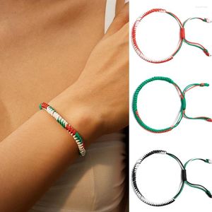 Bracelets de charme faits à la main bouddhistes tibétains tissés noeuds hommes femmes chanceux chaîne rouge pour la protection bijoux cadeaux de noël