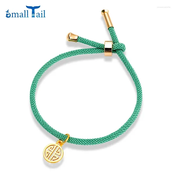 Pulseras de encanto hechas a mano tejidas Milán Hilo Cuerda Parejas para mujeres Hombres Reúnen Riqueza Pulsera de la suerte Accesorios de joyería ajustables