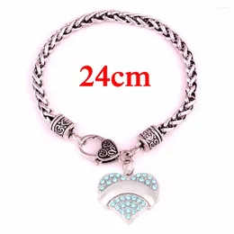 Bracelets de charme coeur bijoux de bricolage Tout nom peut être personnalisé