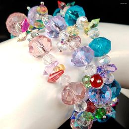 Braceletas Charmets High Quantit Diy Set One Hair Generation Crystal Beads con exquisita caja de regalo Accesorios navideños