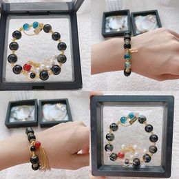 Bracelets à breloques en stock faits à la main jusqu'à la fin de la lune Chang Yue Jin Ming Tantai Ye Li Susu Leo Luo Yunxi Glaze Bracelet Corde à main