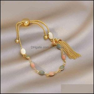 Charme Bracelets Bijoux Bracelet Français Tempérament Style Féminin Minorité Conception Simple Gland Haut Sens Filles Mode Drop Delivery 2021 D