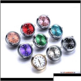 Bedelarmbanden Sieradendiy 18 mm glazen horloge Verwisselbare sieraden kunnen bewegen Vervangbare Snaps-knoppen Fit Snap Button Bracelet Jewe Dhfgv