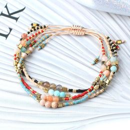 Bracelets porte-bonheur KELITCH pierre perle brin Boho femmes Bracelet cadeaux mode bijoux amitié bracelets accessoires en gros