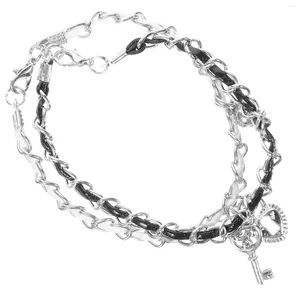 Charm Armbanden Key Lock Armband Vrouwen Verstelbare Pols Paar Bijpassende Koppels Minnaar Decor Liefhebbers