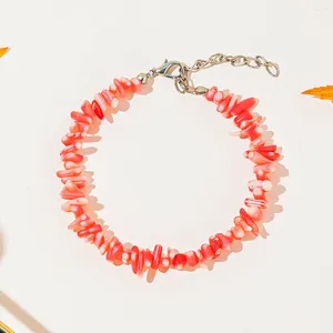 Bracelets de charme Kirykle Design 3 couleurs bohème femmes bracelet forme étrange corail pour plage bijoux fête cadeau goutte