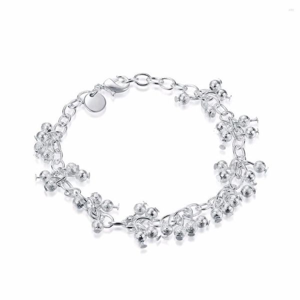 Bracelets de charme Lekani Fine Jewelry 925 Timbre Argent Couleur Femmes Sable Raisins Perles Bracelet Bracelets Pour Ami Cadeau