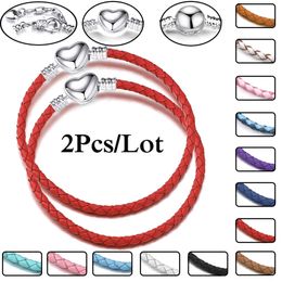 Bracelets porte-bonheur / Lot Offre Spéciale Chaîne En Cuir Fit Perles À La Main Bracelet Couples Psera Bijoux Pour Femmes Hommes En Gros Drop Deli Smt3D