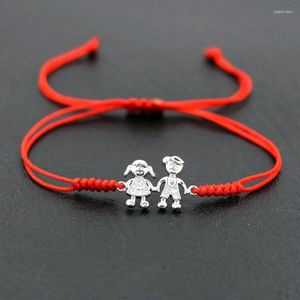 Charm Armbanden Mooie Zoete Koper Zirkoon Jongens En Meisjes Gevlochten Touw Dunne Rode Lijn Draad String Armband Voor Vrouwen Lovers' Pulseira