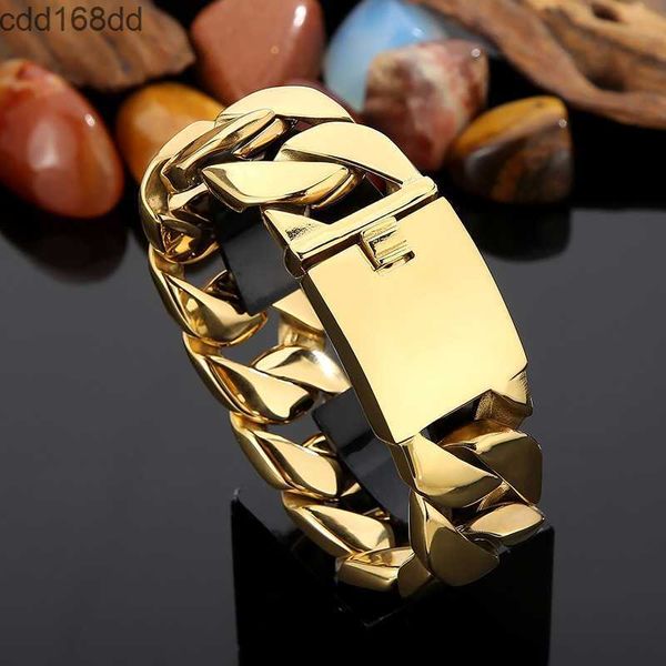 Bracelets de charme bracelet de luxe jaune doré