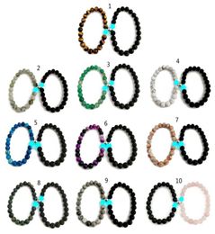 Bracelets de charme couples magnétiques lumineux connexion d'attraction mutuelle Bracelet correspondant pour l'amitié868085