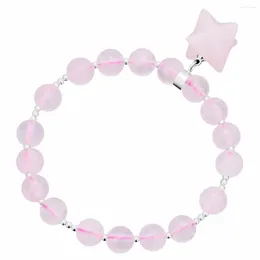 Pulseras de encanto Merkaba Pulsera de piedra para mujeres Hombres Cuentas de cristal natural Brazalete elástico Joyería hecha a mano 7 "Strand