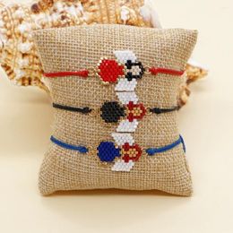 Bracelets de charme Miyuki Angle Perles Hommes Corde Chaîne À Lacets Bracelets Pour Femmes Yoga Bijoux Bohême Accessoires