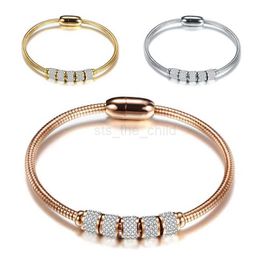 Bracelets de charme bracelet de femme modyle et bracelets avec fermoir magnétique Femmes Bracelet en acier inoxydable Bangles bijoux en gros