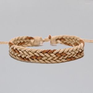 Bracelets porte-bonheur multicolores en coton et fil faits à la main, corde porte-bonheur, pour femmes et hommes, Couple Kent22