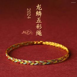 Bracelets de charme multicolore chanceux et protection bracelet tressé à la main corde fil surfeur bracelet bracelet chaîne