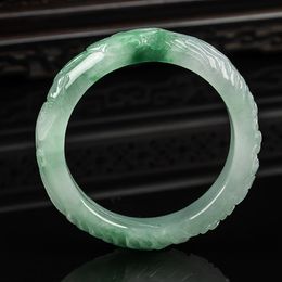 Bracelets porte-bonheur naturel Birmanie Jade 54mm62mm bracelet exquis princesse bracelet envoyer petite amie envoyer maman 230424