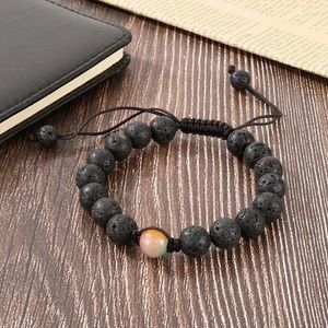 Charm Armbanden Natuurlijke Vulkanische Rots Steen Mannen Vrouwen Kralen Armband Zwarte Lava Stretch Olifant Mala Boeddha Armbanden Sieraden