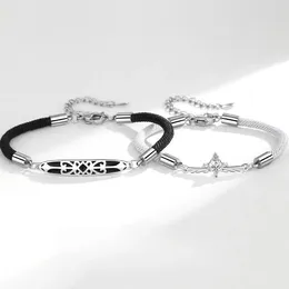 Bracelets de charme NBNB Arrivent Chevalier et Princesse Couple Corde Bracelet Pour Femmes Hommes Mode À La Main Bracelet De Mariage Bijoux Cadeau