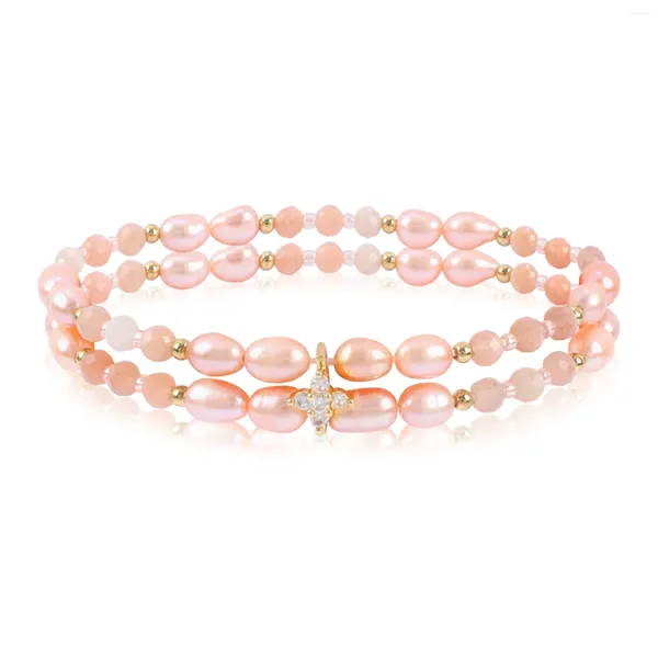 Bracelets de charme NEKOL Bracelet avec perles bijoux de luxe accessoires cadeaux dames filles en gros bijoux perles de mode pour les femmes
