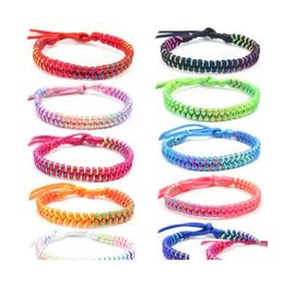 Bedelarmbanden nepal boho hand weven gevlochten voor dames bohemian vintage colorf katoen touw touw etnische armband polsbandje JE otjp8