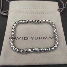 Bedelarmbanden Nieuwe DY Circle link Chain Charm designer armband voor vrouwen Cubaanse kettingen diamanten Mode Retro Luxe Feest Verjaardag Sieraden Cadeau Populair in Europa