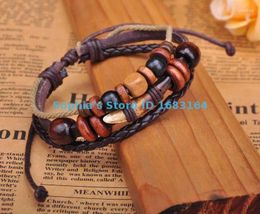 Bracelets de charme belles perles en bois marron bracelet bracelet bracelet bracelet pour hommes