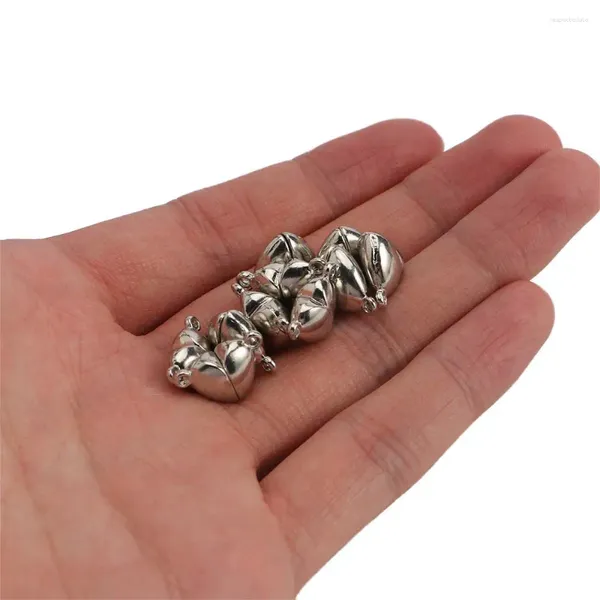 Bracelets porte-bonheur pendentif boucle magnétique pour amoureux Couple fabrication de bijoux composants de Style coréen aimant coeur accessoires de bricolage