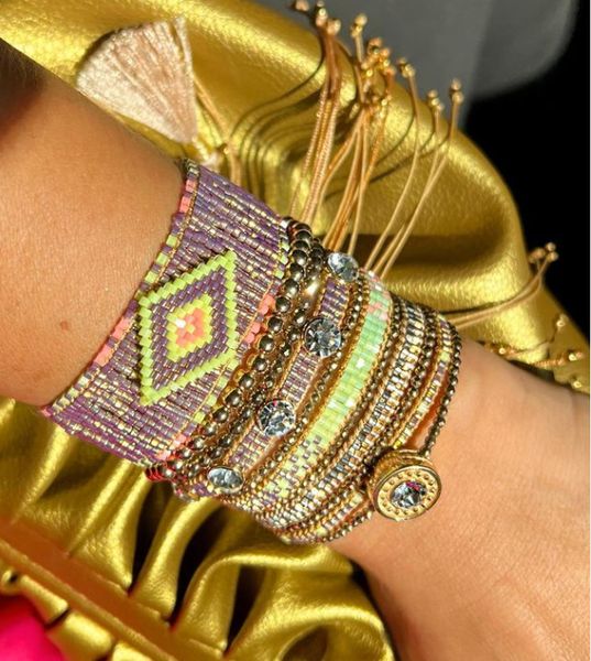 Bracelets de charme Jolie perle Vintage fait à la main Miyuki tissé Bracelet ensemble pour femmes amitié mexicaine Pulseras cadeau 230822