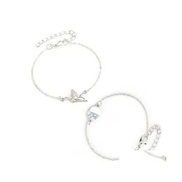 Bedelarmbanden mooie vrede duiven armband crack steenroman set voor vrouwen sieraden persoonlijkheid witte kralen geometrische drop levering dhpav