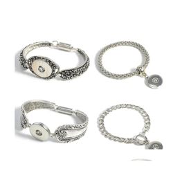 Bedelarmbanden mooie sier vergulde armband voor mannen dames snap knoop armband gember sieraden manchet metaal nanashop drop levering dhnfq