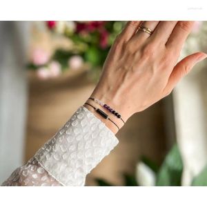 Bedelarmbanden bescherming armband Energy Empath Black Tourmaline Amethist Rose Quartz Emotionele ondersteuning Tiger Eye