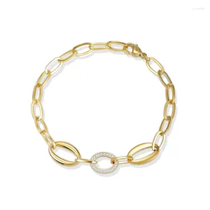 Bracelets de charme bracelet de chaîne en acier Punk Stazelelss pour femmes hommes bracelet gothiques Gothic Brangles bijoux 2024