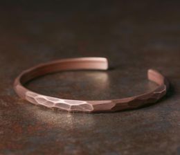 Bracelets de charme bracelet en cuivre pur rouge