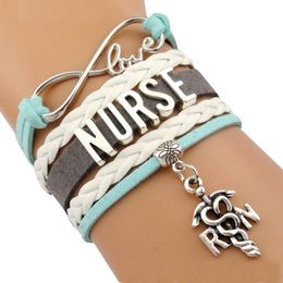 Charm Bracelets Registrado Infinity Love Women Men Girl Boy Handmade Jewelry Drop Muitos Estilos Para EscolherCharmCharm