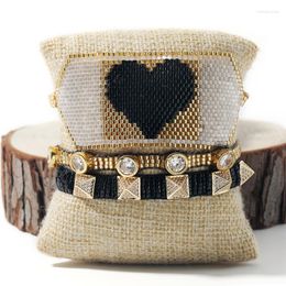 Bedel armbanden rttooas hart miyuki bead armband dames mode charmbangles handwoven vriendschap geschenk Mexicaanse pulseras mujer