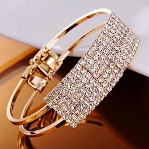 Bracelets de charme S Mode Corée Doux Creux Strass Bracelet Bracelet Bijoux-CRYSTAL SHOP