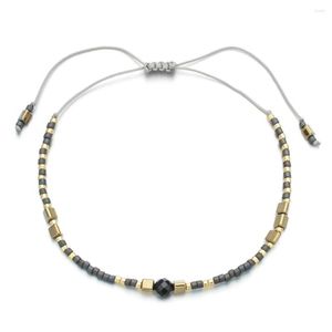 Bracelets porte-bonheur Shinus Simple perlé Bracelet amitié Miyuki perle de rocaille réglable pour les femmes Pulseras Mujer 2023 bijoux