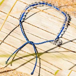 Bracelets de charme Signature Bracelet de perles en verre cristal style bohème tressé accessoires à la main Boho bijoux livraison directe Dhlin