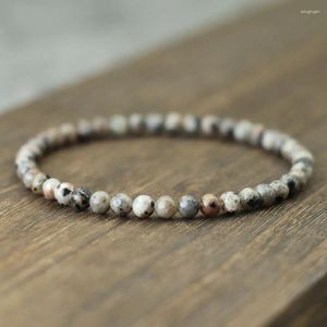 Bracelets de charme simple Bracelet de perles de pierre de pierre de pierre précieuse 4/6/8/10 / 12 mm