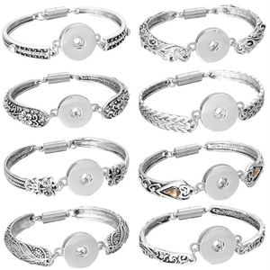 Charm Armbanden Drukknoop Sieraden Magnetische Armband Voor Vrouwen 18mm Knoppen Verwisselbare Bangles268z