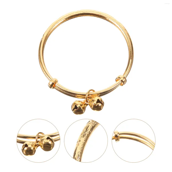 Bracelets de charme Bracelet en acier inoxydable pour filles Bracelet de cheville doré Bracelet de mode enfant