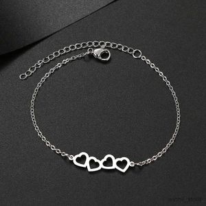 Charm Armbanden Roestvrij Stalen Armbanden Klassieke Zoete Hart Mode Ketting Charm Armband Voor Vrouwen Sieraden Vrienden Beste Cadeaus R230704