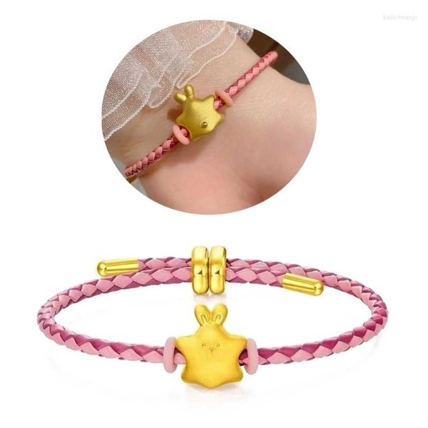 Pulseras con abalorios, pulsera de estrella para mujer, cuentas de transporte hechas a mano, cuerda de mano tejida, joyería bonita para amantes, regalo de cumpleaños