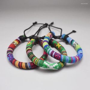 Bracelets de charme Bracelet de surfeur pour hommes femmes corde réglable coton fait à la main Boho Festival d'été bijoux cadeau