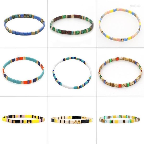 Charme Bracelets Tila Pour Femmes Hommes Unisexe Miyuki Pulseras Bijoux De Mode 2023 Bohème Bijoux Stretch En Gros Raym22