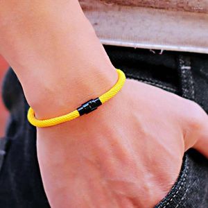 Bracelets de charme Bracelet Milan Rope Bracelet Minimaliste Black Magnet fermoir Braslet Men Femmes Multicolor Friendship Braclet Yoga Jewelry Gift