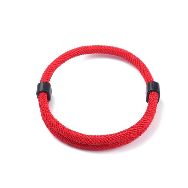 Bracelets de charme Bracelet de fil à la mode Hommes Femmes Braslet rouge réglable pour les amoureux Distance CoupleMinimalist Yoga Braclet