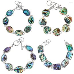 Charm Armbanden TUMBEELLUWA Natuurlijke Abalone Shell Kralen Armband 18KGP Verstelbare Sieraden Voor Vrouwen